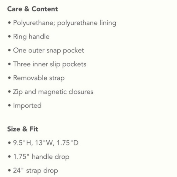 Anthropologie Tabitha Fold over clutch/bag - Picture 9 of 9